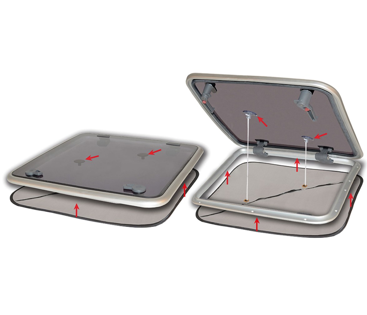 Waterline Cortina y Mosquitera Escotilla Grande 1315