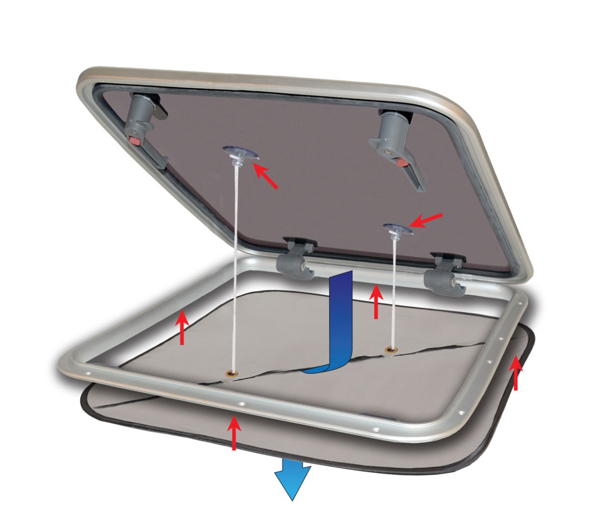 Waterline Cortina y Mosquitera Escotilla Grande 1315