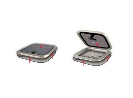 Waterline Cortina y Mosquitera Escotilla Pequeña 1305