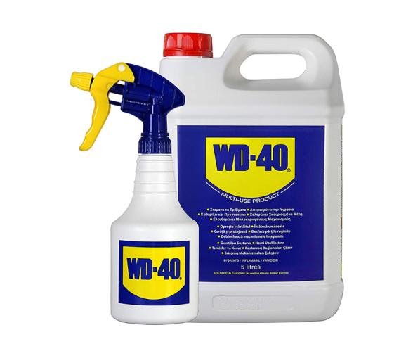 WD-40 Multi-uso a Granel 5L con Pulverizador
