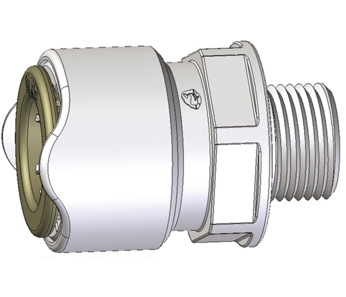 Whale Adaptador macho 3/8"