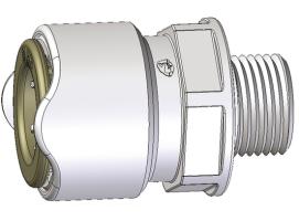 Whale 3/8" male adapter