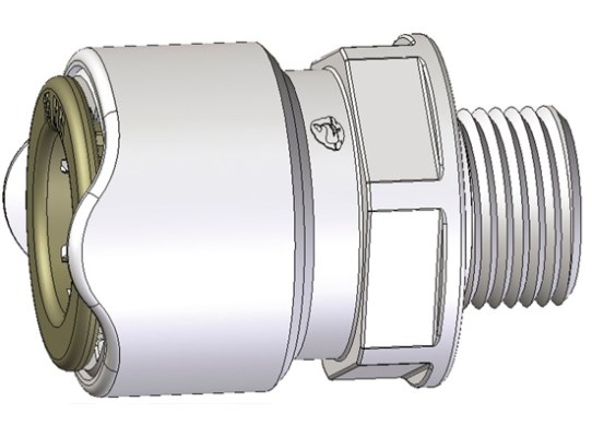 Whale Adaptador macho 3/8"