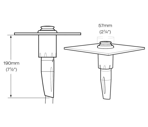 Whale Conjunto ducha integrado Twist en plano