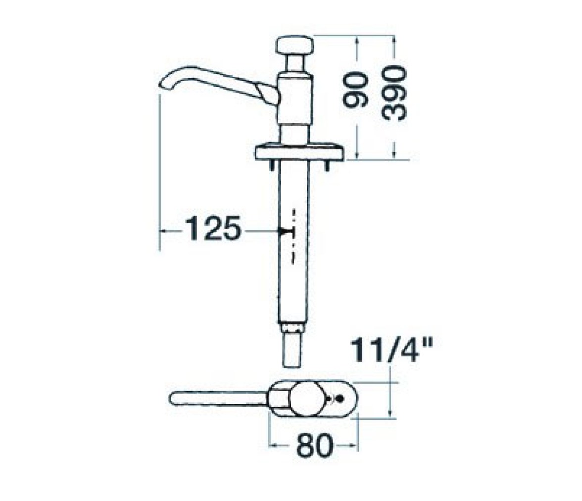 Whale Grifo Bomba Manual V PUMP GP0650