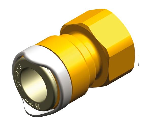 Whale Racor 1/2" hembra (Latón)