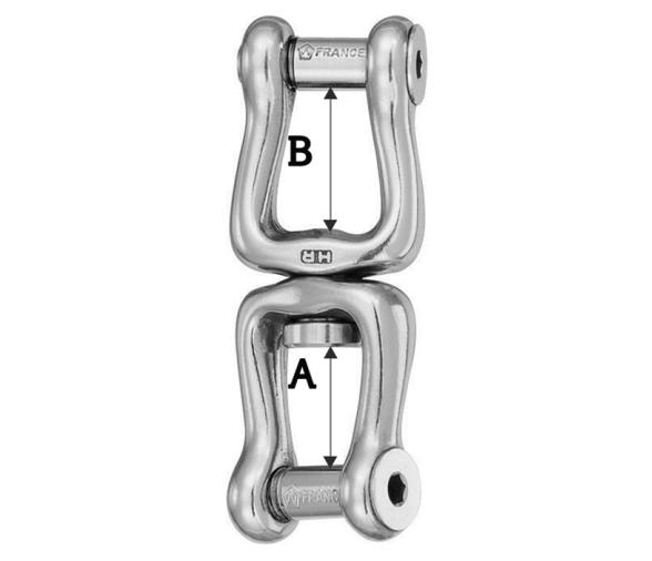 Wichard Giratorios con Dos Grilletes con Pasador de Llave Allen HR