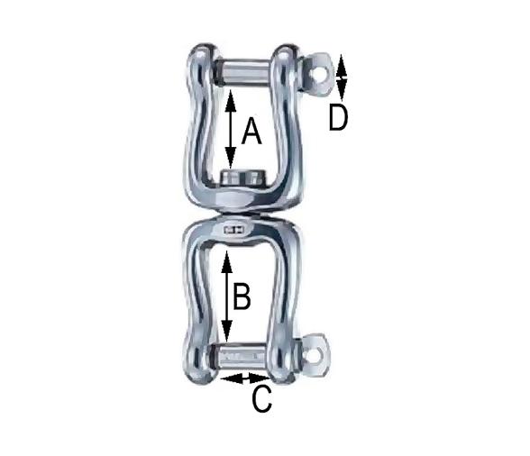 Wichard Giratorios con Dos Grilletes HR