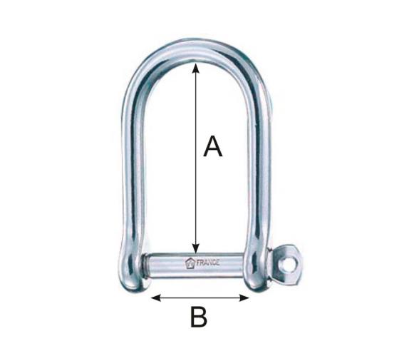 Wichard Grilletes Anchos con Pasador Libre