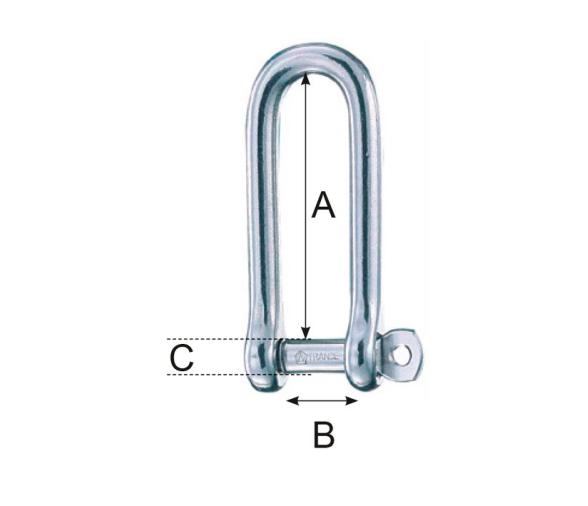 Wichard Grilletes Largos con Pasador Imperdible