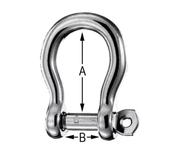 Wichard Grilletes Lira con Pasador Imperdible