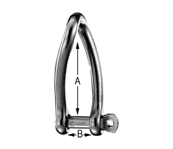 Wichard Grilletes Revirados con Pasador Imperdible