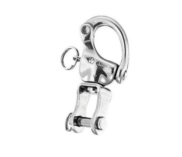 Wichard Mosquetones de Driza con Grillete Giratorio 70 mm