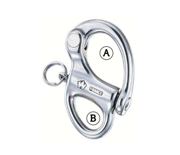 Wichard Mosquetones de Driza con Ojo Fijo