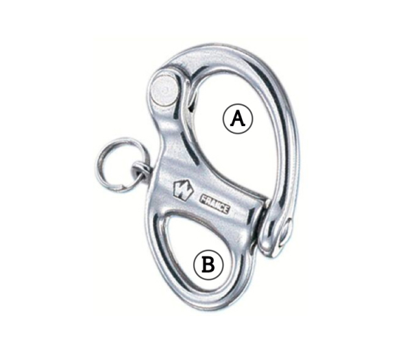 Wichard Mosquetones de Driza con Ojo Fijo