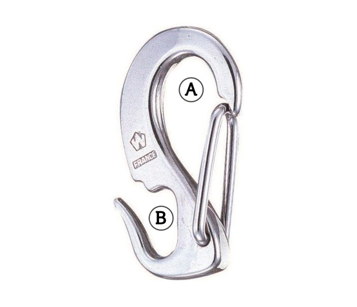 Wichard Mosquetones de Foque de Acero Inox 316L