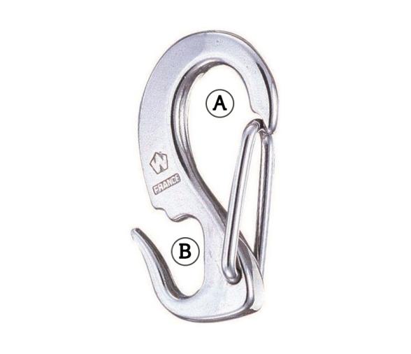 Wichard Mosquetones de Foque de Acero Inox 316L