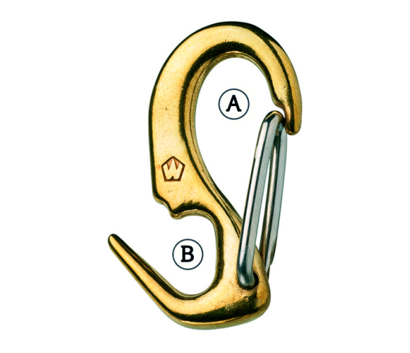 Wichard Mosquetones de Foque de Bronce