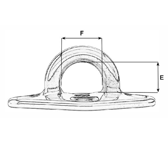 Wichard Cadenotes Fijos con Anilla Cuadrada