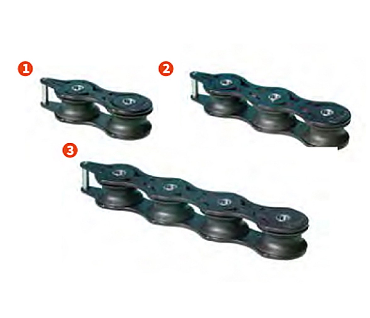 Wichard Cajas de Reenvio Apilables con Rodamientos Cabo 8-16mm