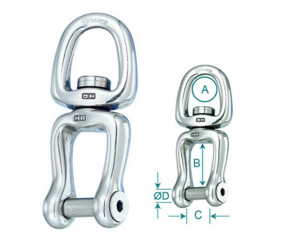 Wichard Giratorios con Anilla y Grillete con Pasador de Llave de Allen