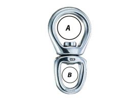 Wichard Giratorios con Dos Anillas HR 80 mm