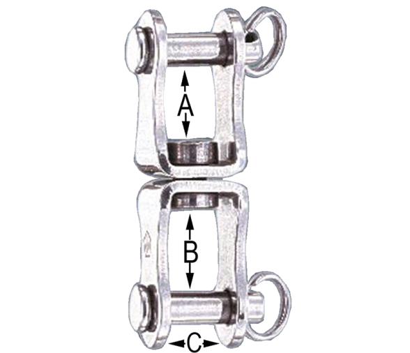 Wichard Giratorios con Dos Grilletes Chapa