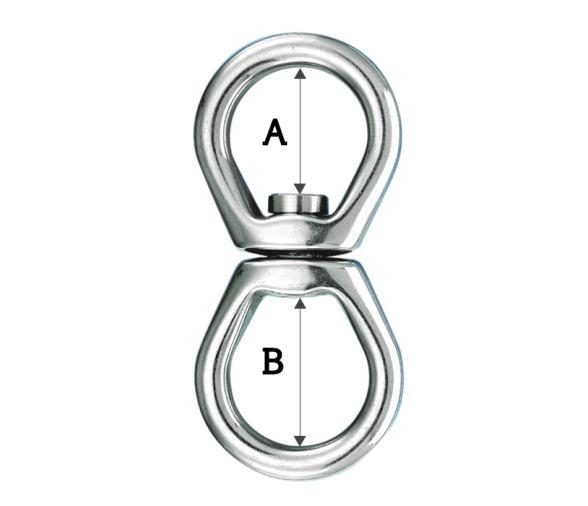 Wichard Giratorios para Fondeo con Dos Anillas