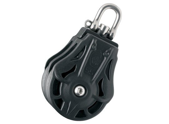 Wichard Double Pulley with Swivel Shackle Cabo 8-14 mm