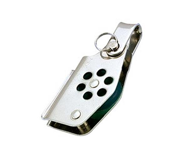 Wichard Polea Simple con Anilla, Arraigo y Mordaza Inox Cabo 4-6 mm