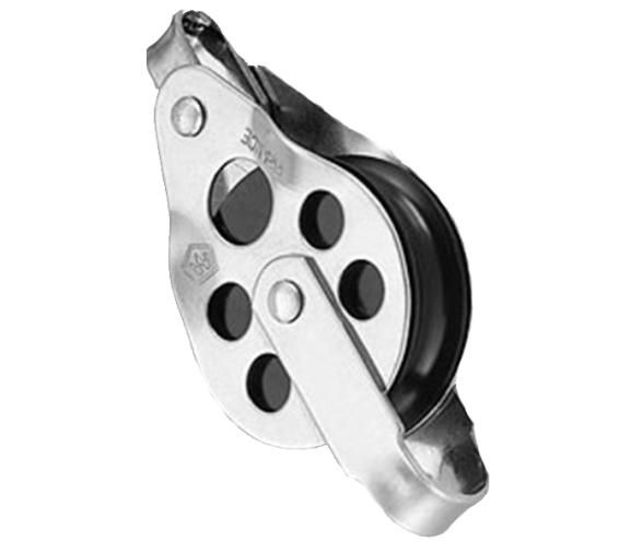 Wichard Polea Simple con Envite, Anilla y Arraigo para Pie de Palo Cabo 10mm