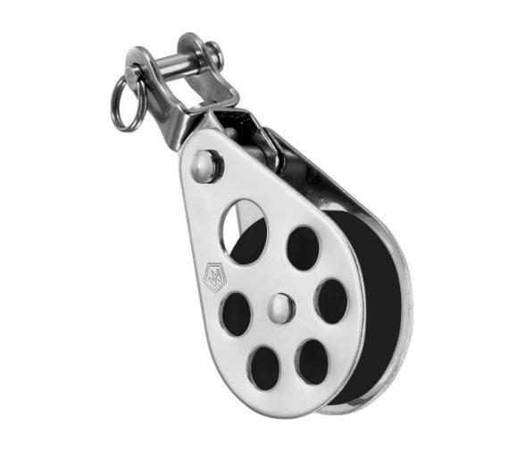 Wichard Polea Simple con Grillete Giratorio para Pie de Palo Cabo 10mm