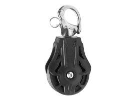 Wichard Simple Pulley with 12-14mm Swivel Carabiner