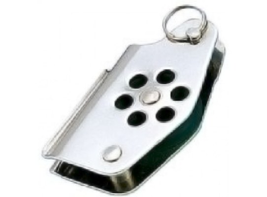 Wichard Polea Simple con Pasador, Arraigo y Mordaza Inox Cabo 4-6 mm