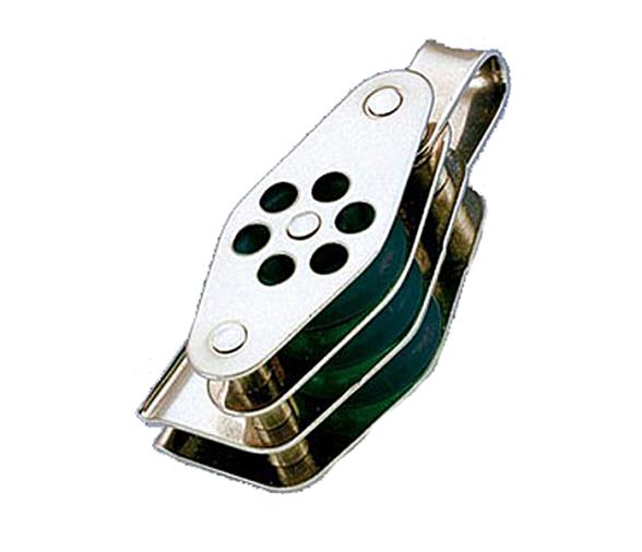 Wichard Polea Triple con Anilla, Arraigo y Mordaza Inox