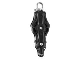 Wichard Violin Pulley with Swivel and Rooting Shackle with Bearing