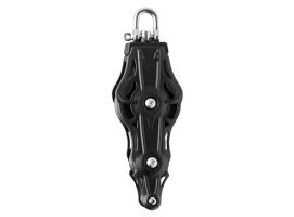Wichard Violin Pulley with Swivel and Rooting Shackle with Bearing