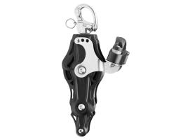Wichard Violin Pulley with Rotating Drizzle, Root and Jaw Carabiner