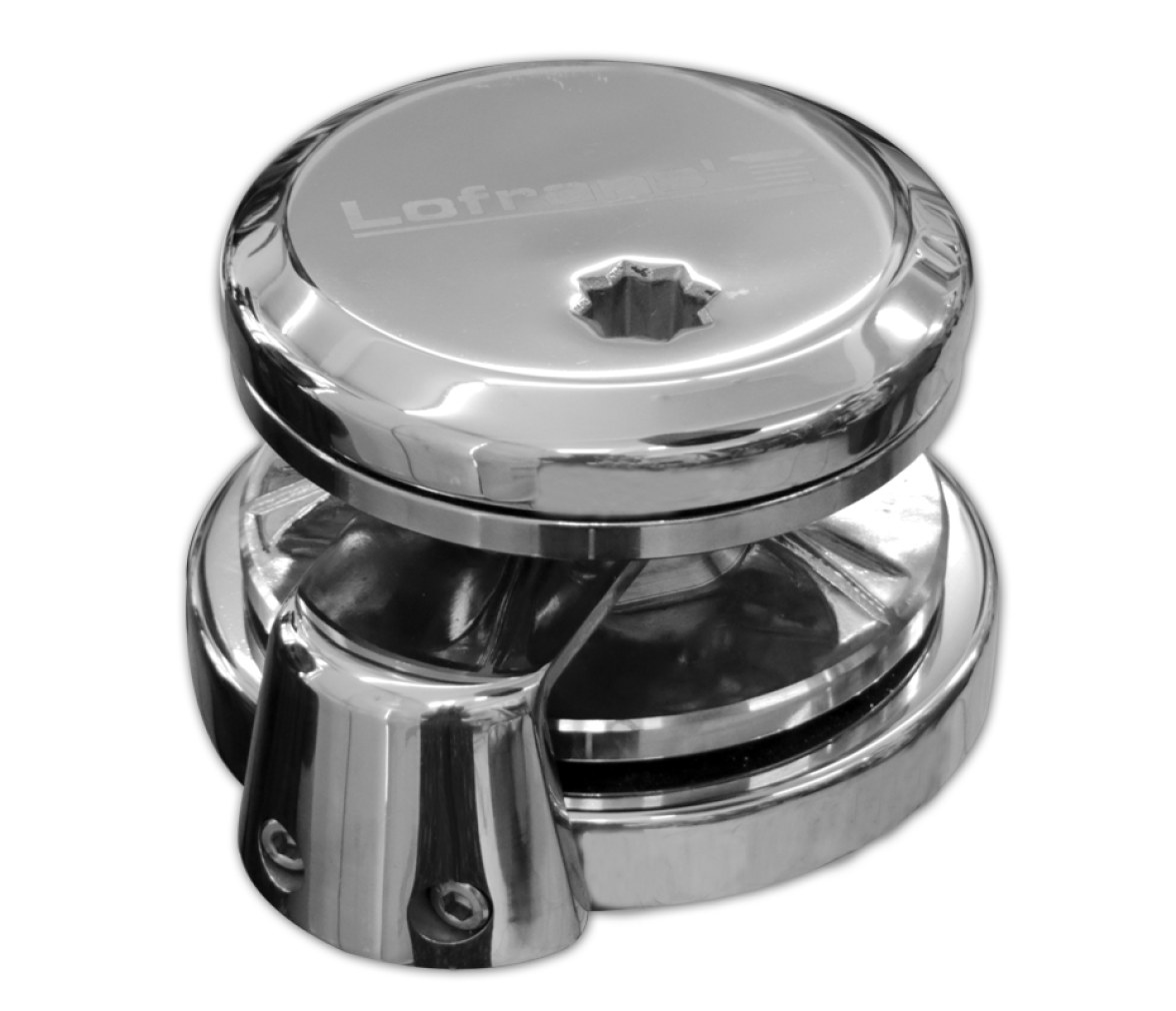 Molinete vertical SX3 inox redondo 1700W/12V 10 3/8 HT