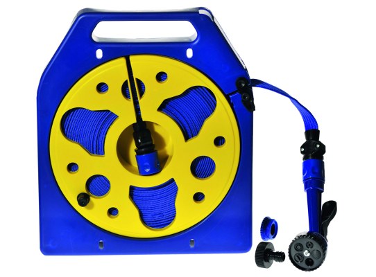Yachticon Carrete de manguera plana de 15 m