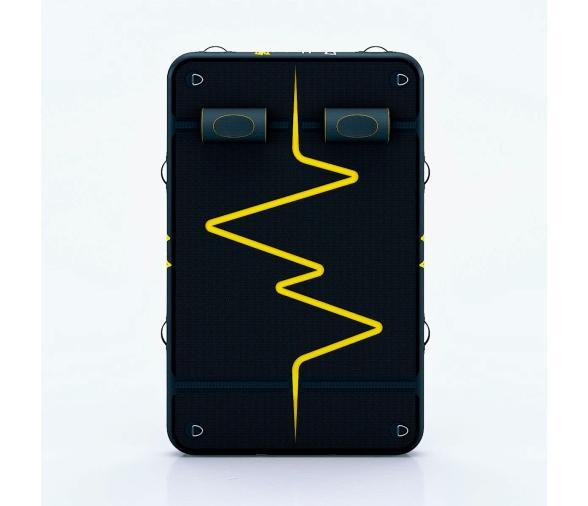 Vetus YellowV Heartbeat8 Plataforma de baño inflable