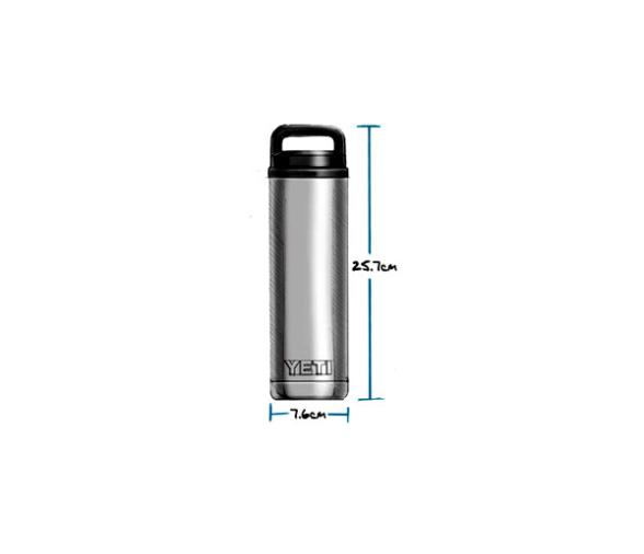 Yeti Botella Rambler de 18 oz con tapón