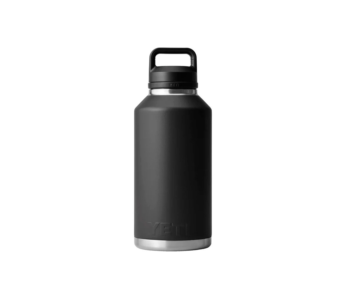 Yeti Botella Rambler de 64 oz (1.9 l) con Tapón Negra