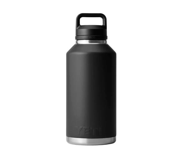 Yeti Botella Rambler de 64 oz (1.9 l) con Tapón Negra