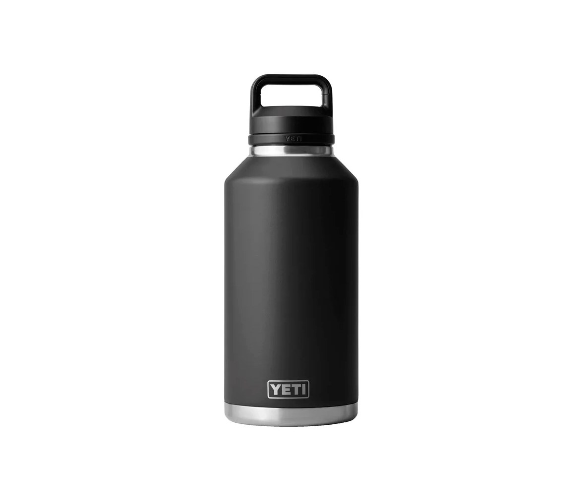 Yeti Botella Rambler de 64 oz (1.9 l) con Tapón Negra