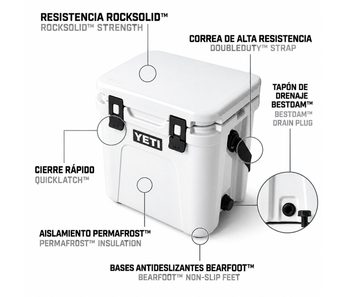 Yeti Nevera Portatil Roadie 24 2.0 Charcoal