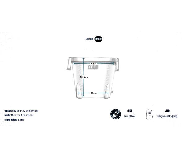 Yeti Nevera portatil Tank 45