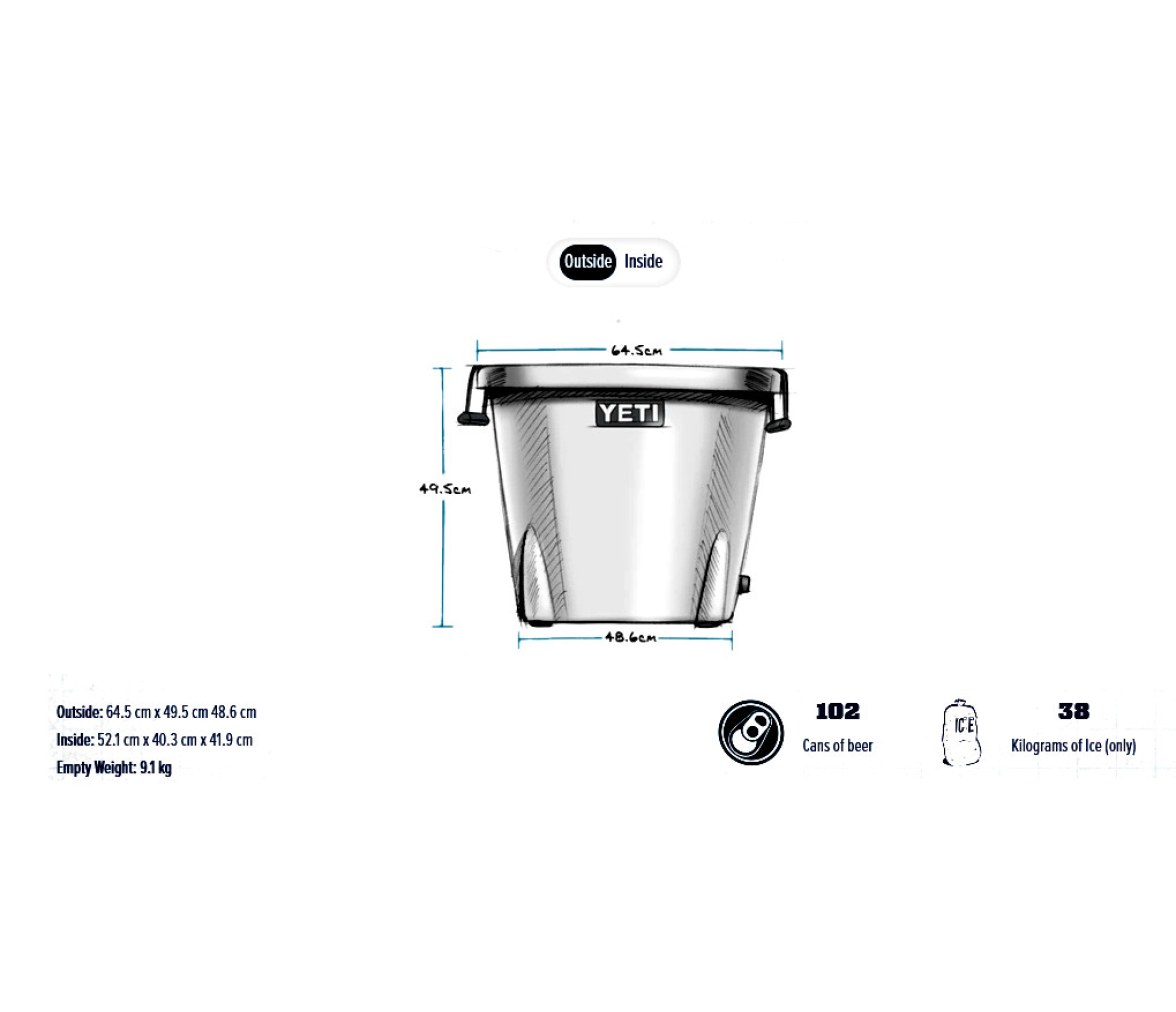 Yeti Nevera Rígida Tank 85