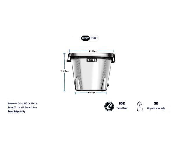 Yeti Nevera Rígida Tank 85