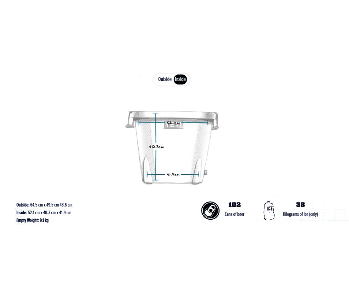 Yeti Nevera Rígida Tank 85